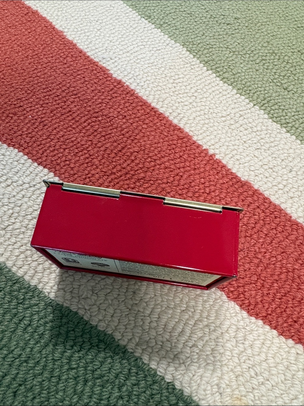 Louis Sherry Small Red Decorative Tin Box - Picture 7 of 14